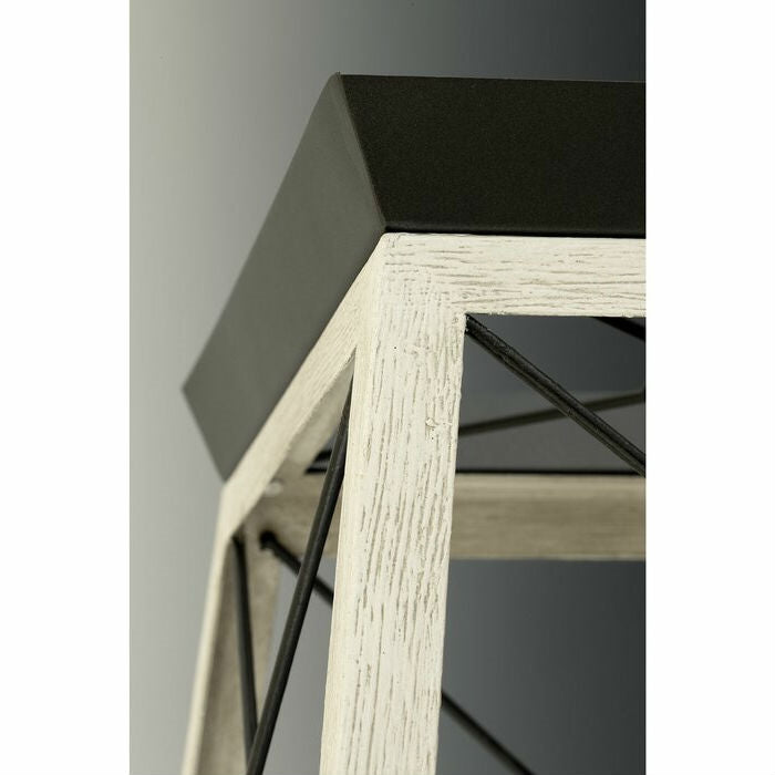 Graphite Dimmable Lantern Geometric Chandelier – Modern Farmhouse Ceiling Light for Dining Room