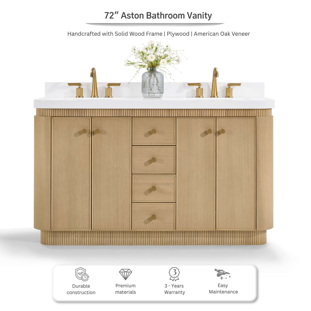 Aston 72" Bath Vanity Set