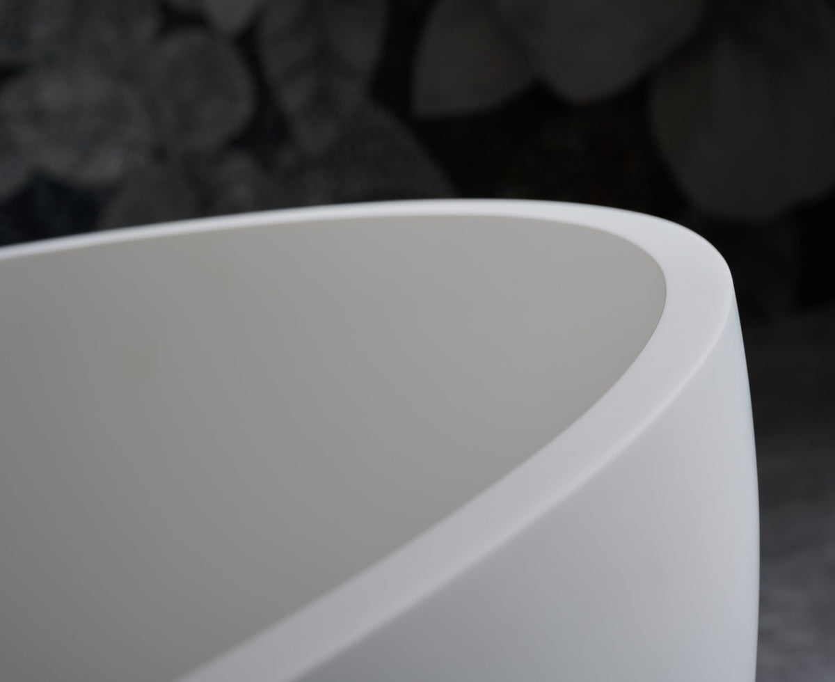 Crestwood Freestanding Solid Surface Bathtub