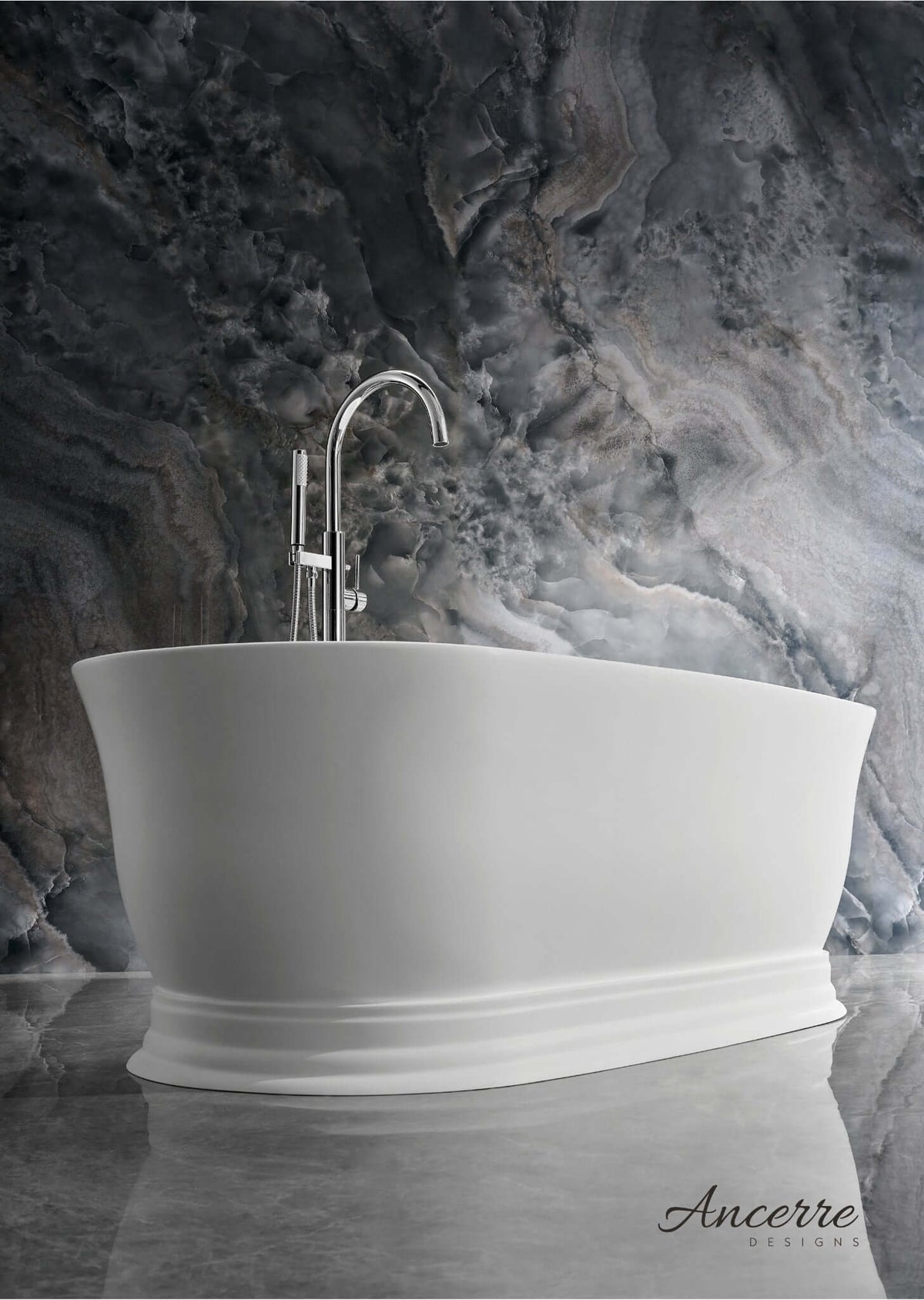 Heritage Freestanding Solid Surface Bathtub