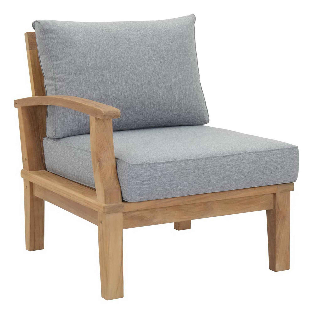 9-Piece Outdoor Teak Lounge Set – Marina Collection Patio Sectional with Cushions
