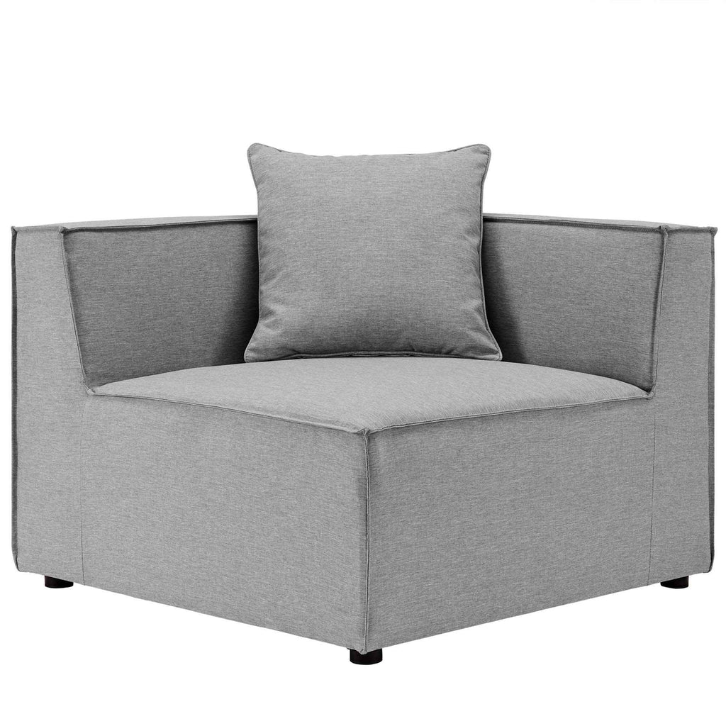 8-Piece Outdoor Upholstered Sectional Sofa Set – Saybrook Collection Patio Furniture