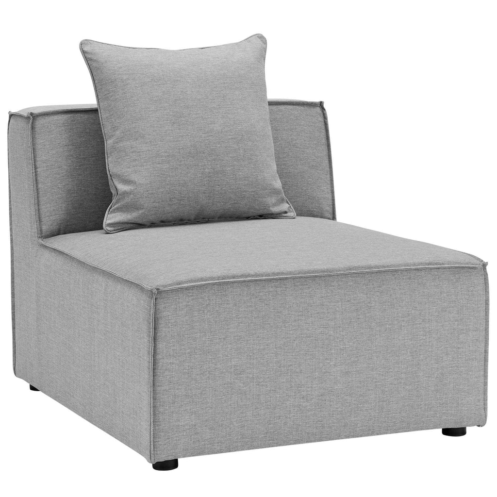 8-Piece Outdoor Upholstered Sectional Sofa Set – Saybrook Collection Patio Furniture