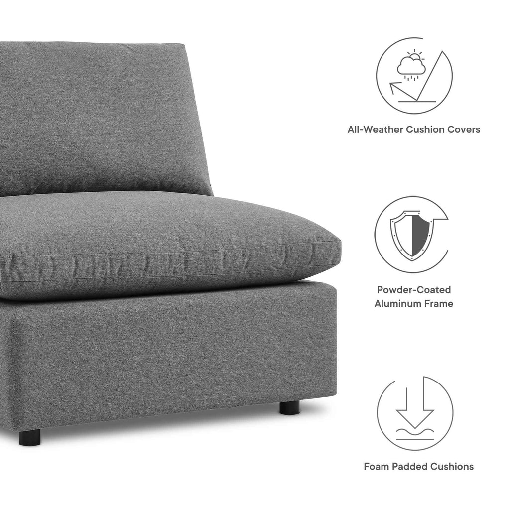 5-Piece Outdoor Sectional Sofa Set – Modern Patio Furniture for Decks & Backyards