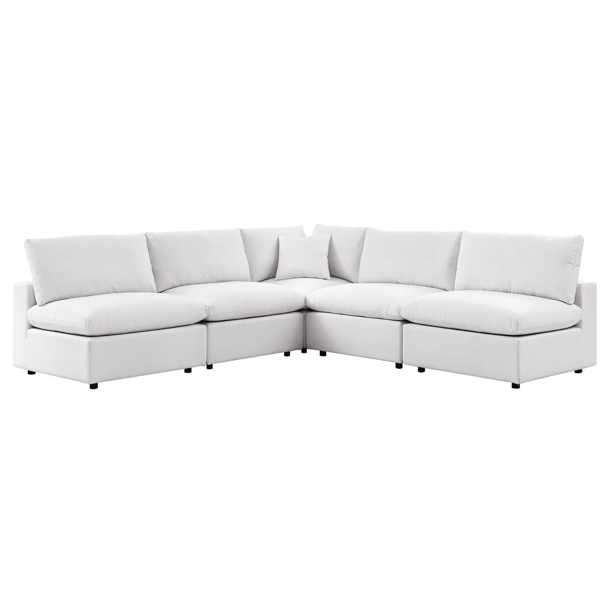 5-Piece Outdoor Sectional Sofa Set – Modern Patio Furniture for Decks & Backyards