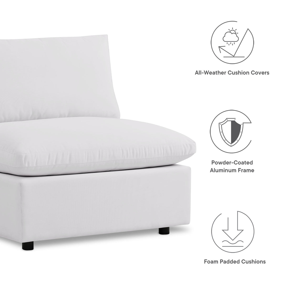 5-Piece Outdoor Sectional Sofa Set – Modern Patio Furniture for Decks & Backyards