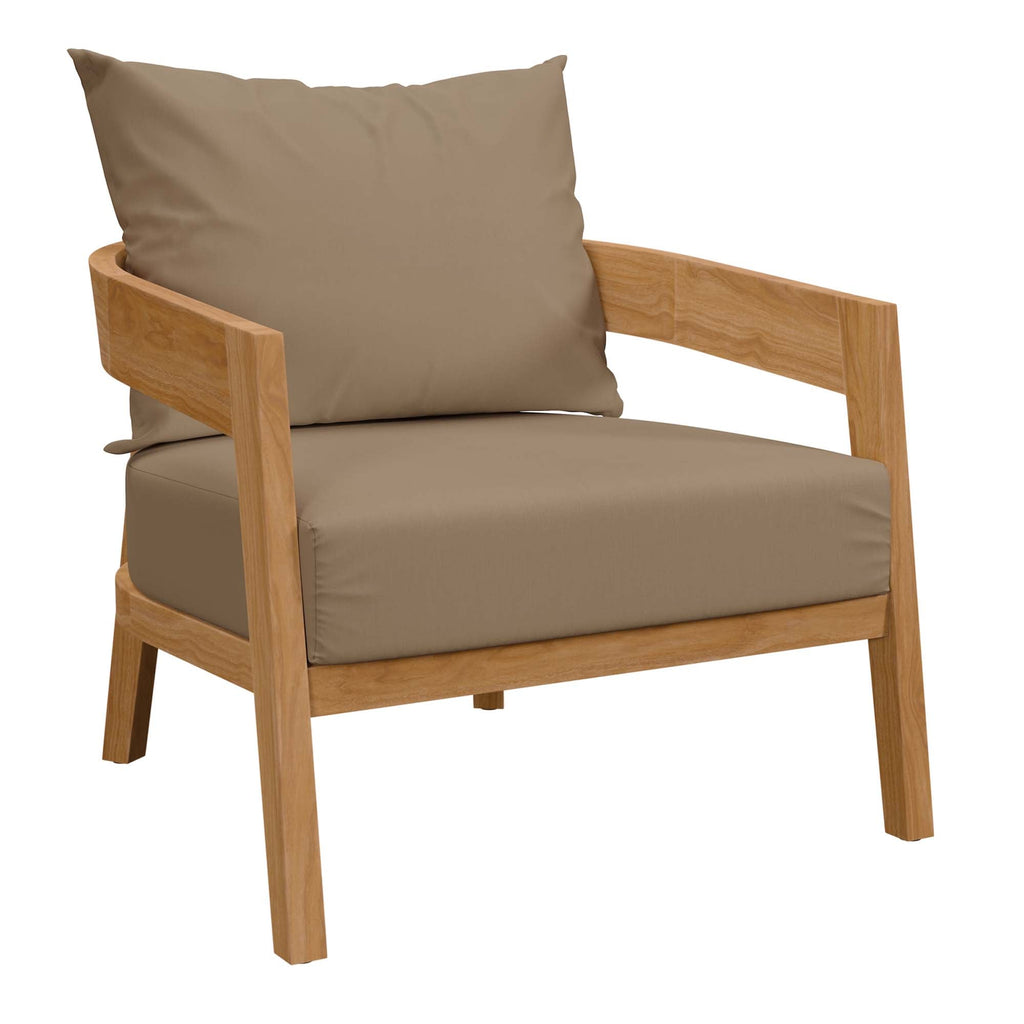 3-Piece Outdoor Teak Patio Set – Brisbane Collection Bistro Table & Chairs for Small Patios