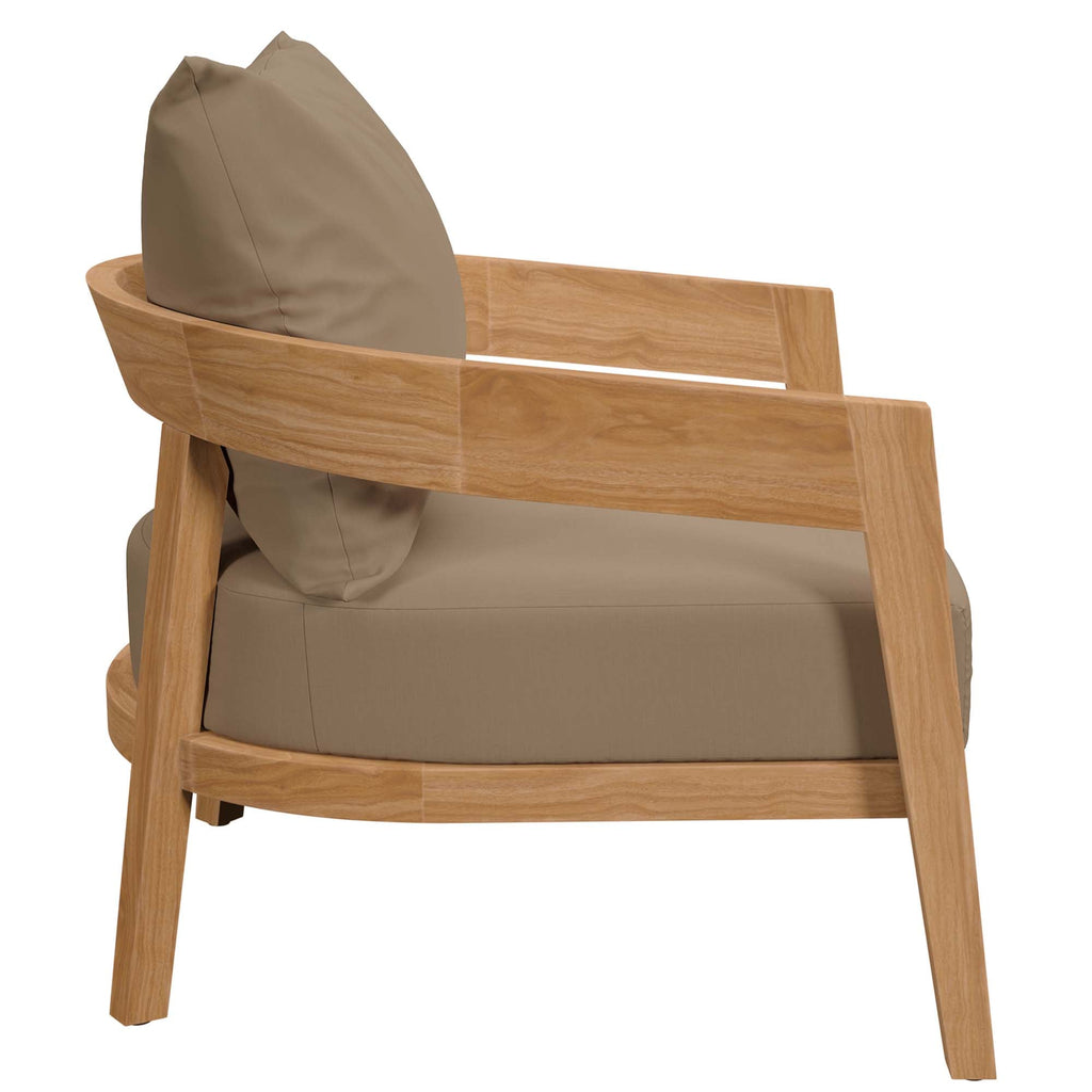 3-Piece Outdoor Teak Patio Set – Brisbane Collection Bistro Table & Chairs for Small Patios