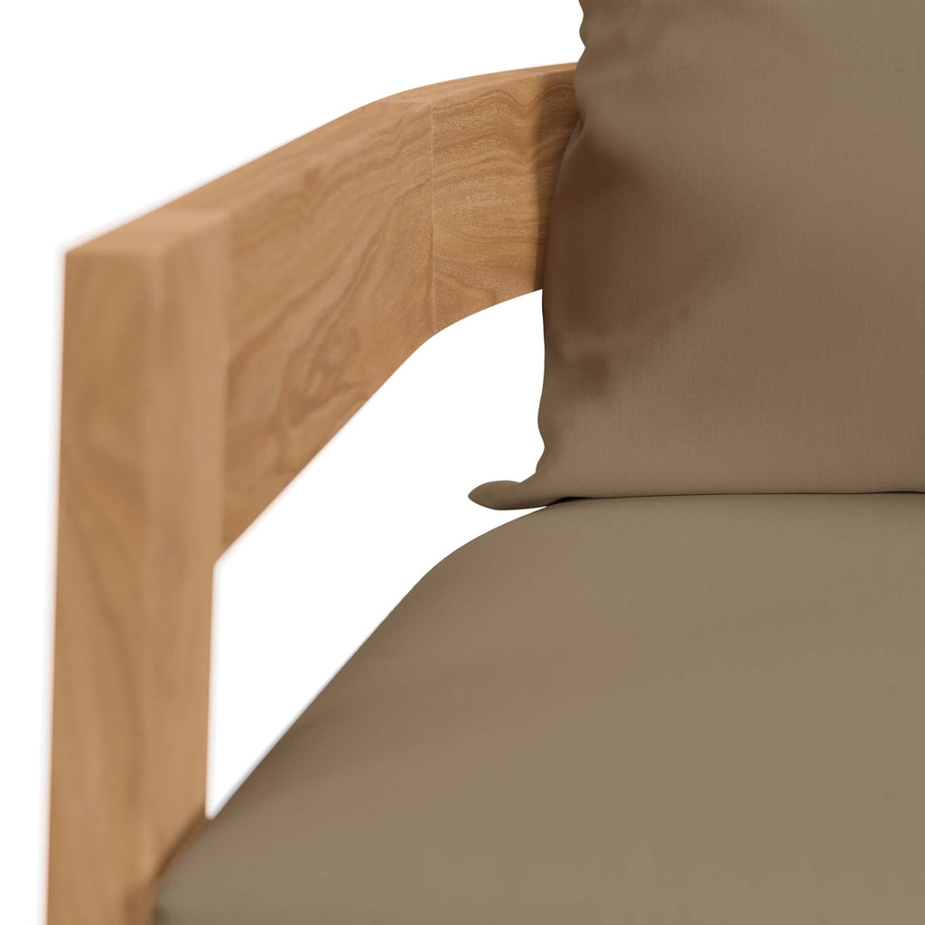 3-Piece Outdoor Teak Patio Set – Brisbane Collection Bistro Table & Chairs for Small Patios