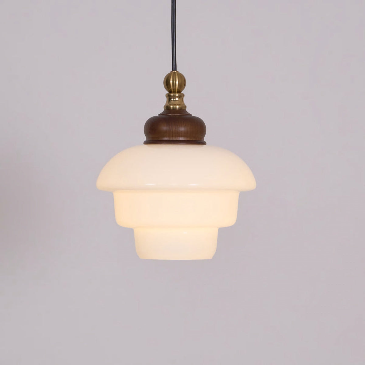 Nordic Cream White Glass Pendant Lights – Minimalist Hanging Lights for Kitchen Island & Dining Room