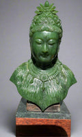 Guanyin Statue – 5" Hand-Carved Jade Goddess of Compassion Figurine for Home Decor & Gifting