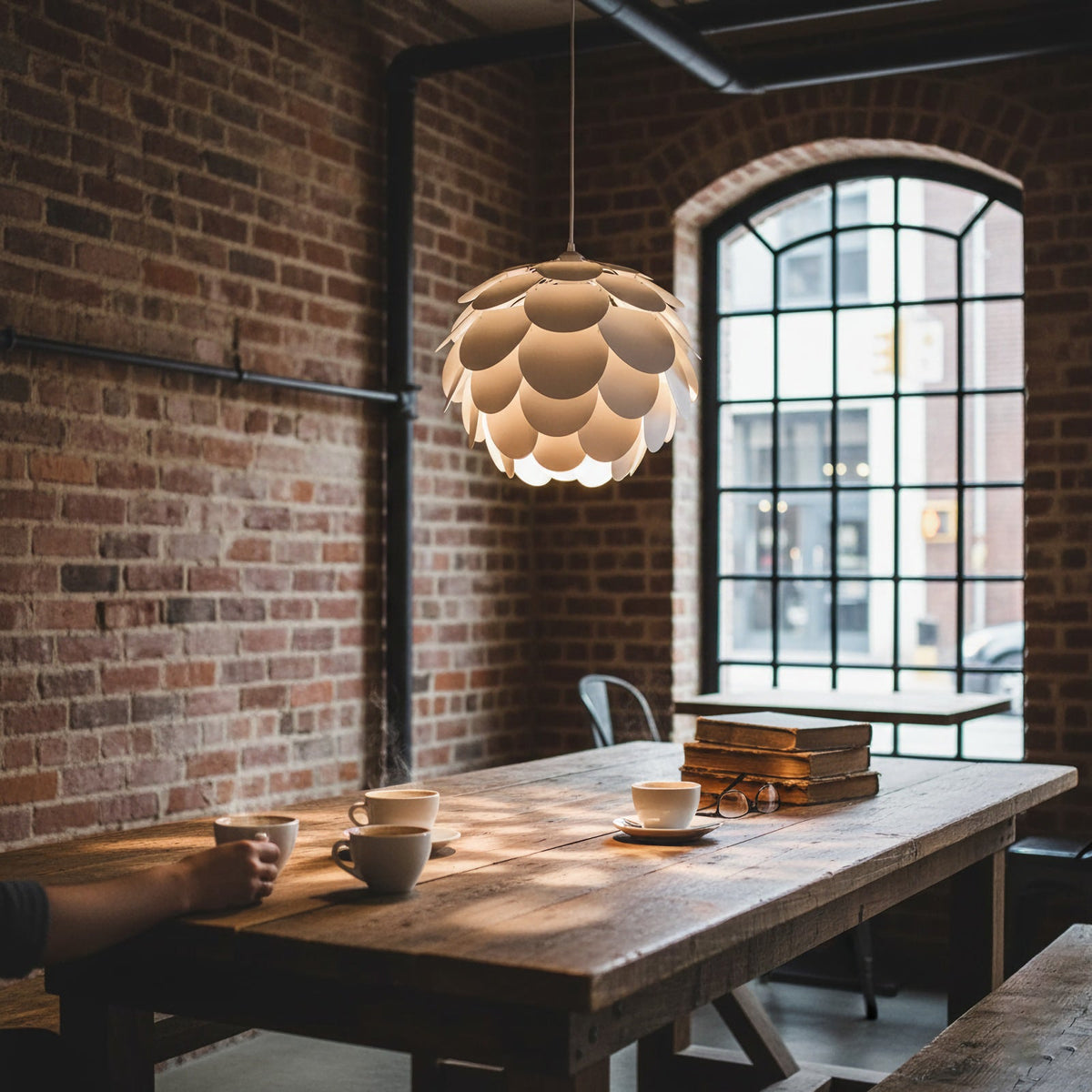 Pinecone Pendant Light – Nature-Inspired Hanging Light for Cabin, Dining Room & Living Room