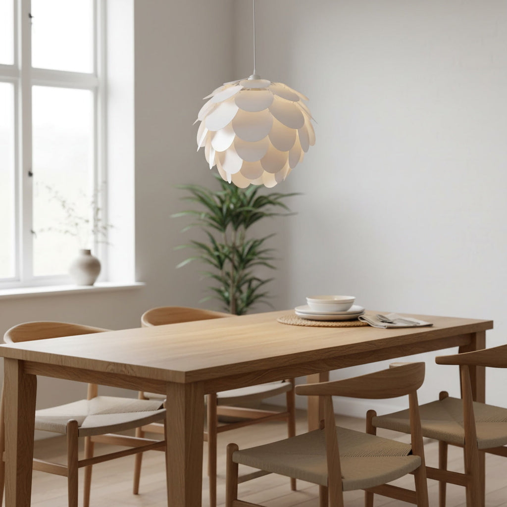 Pinecone Pendant Light – Nature-Inspired Hanging Light for Cabin, Dining Room & Living Room