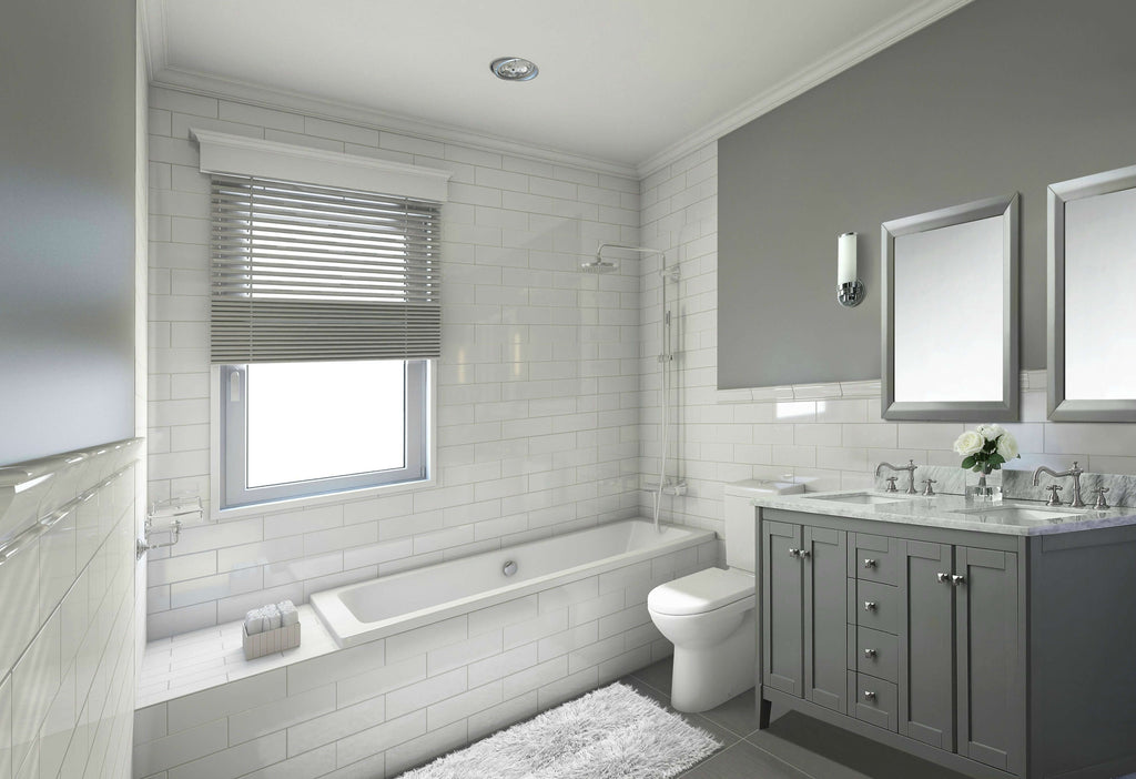 Shelton Bathroom Vanity with Sink and Carrara White Marble Top Cabinet Set