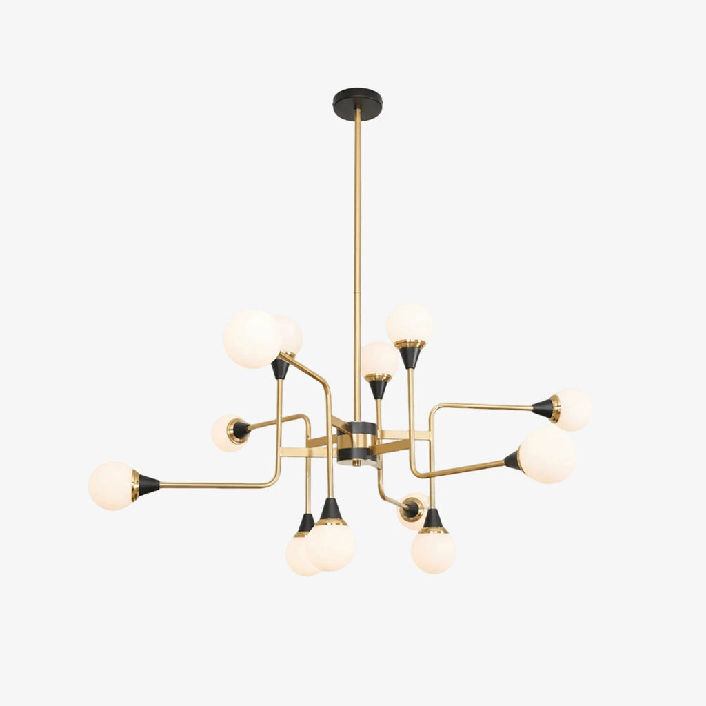 Waterfall Glass Raindrop Chandelier – Modern Crystal Ceiling Light for Dining Room & Foyer