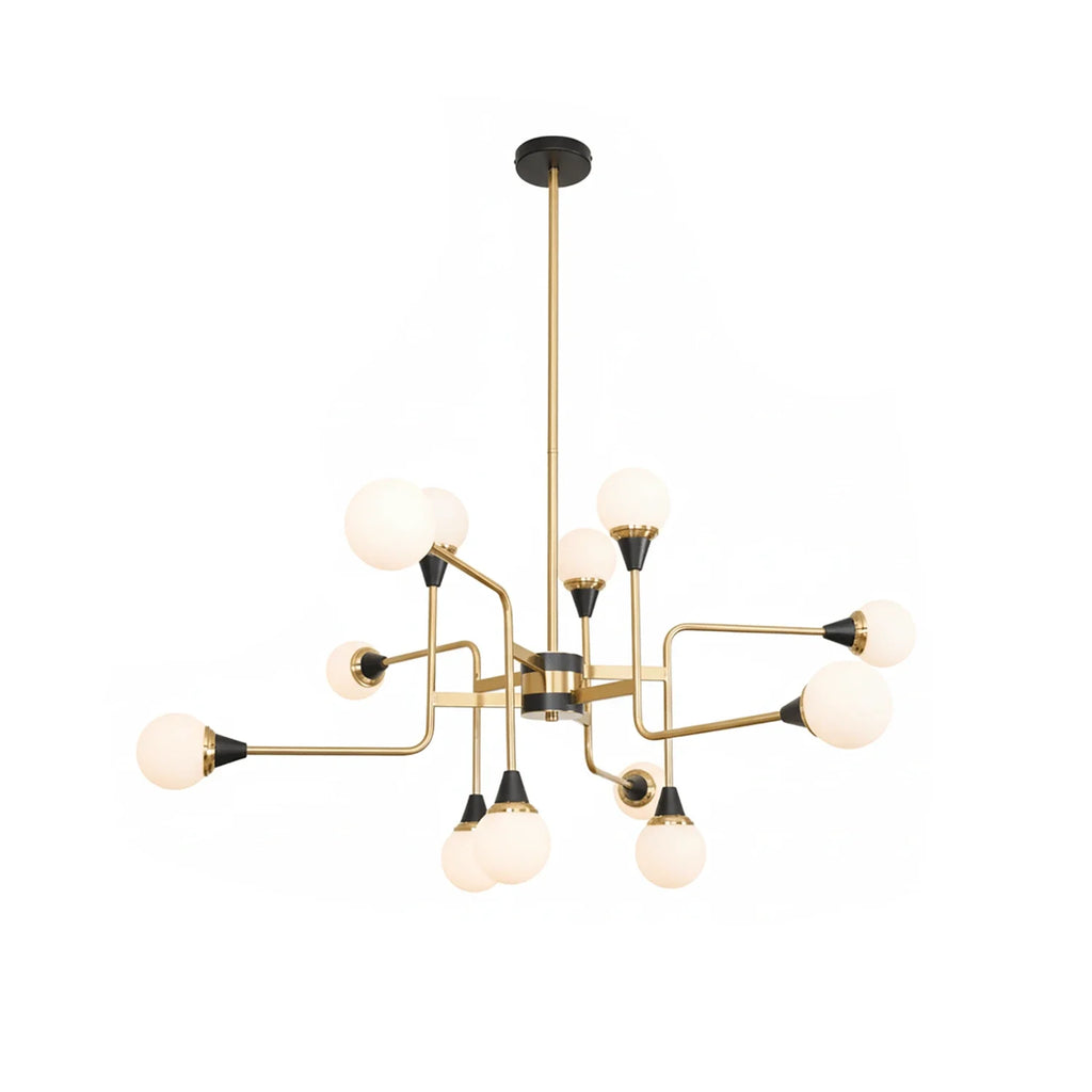 Waterfall Glass Raindrop Chandelier – Modern Crystal Ceiling Light for Dining Room & Foyer