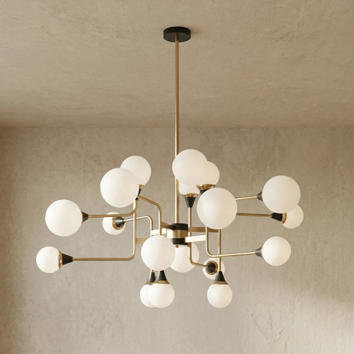 Waterfall Glass Raindrop Chandelier – Modern Crystal Ceiling Light for Dining Room & Foyer
