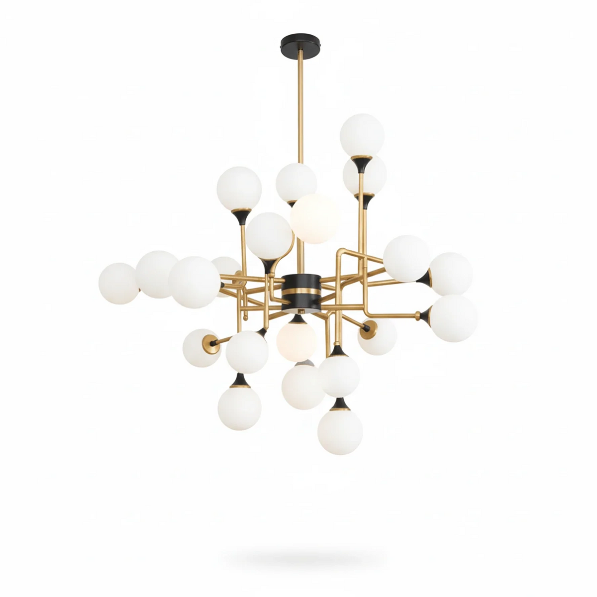 Waterfall Glass Raindrop Chandelier – Modern Crystal Ceiling Light for Dining Room & Foyer