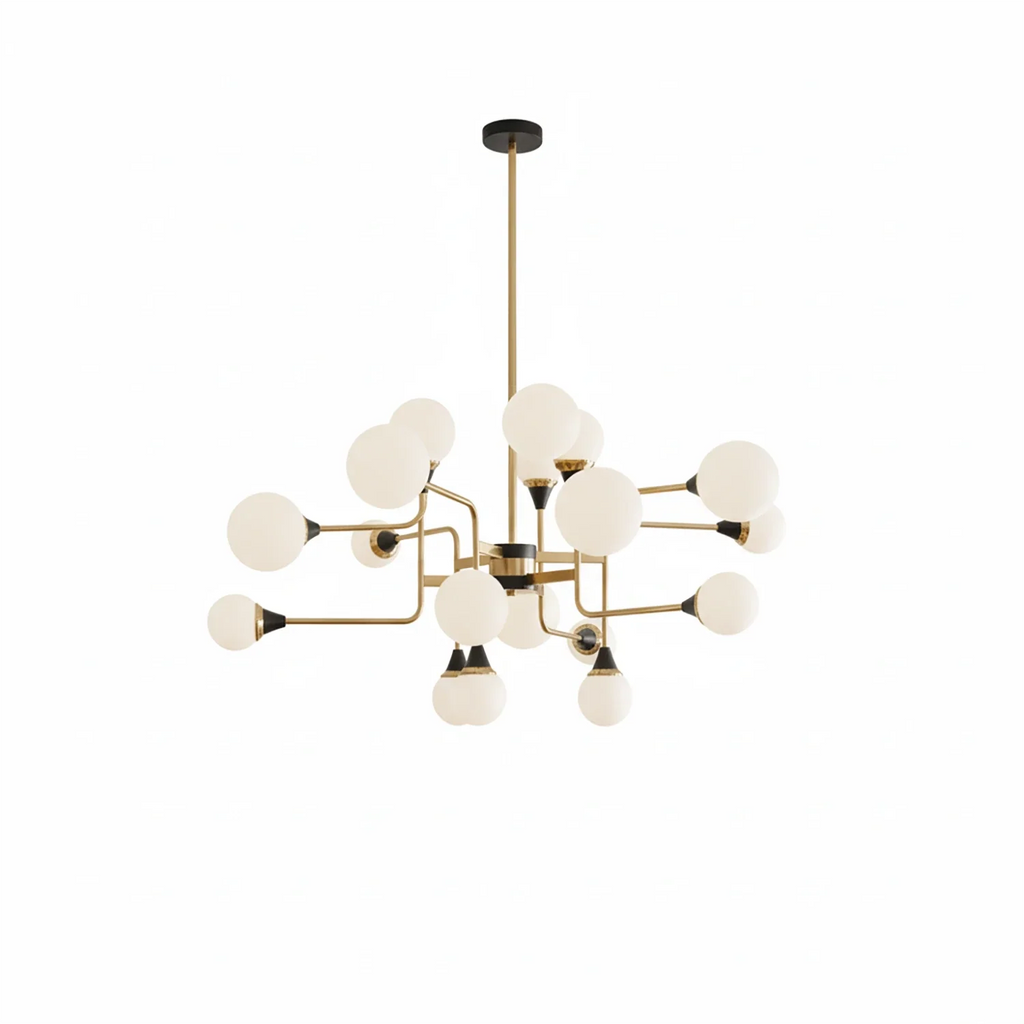 Waterfall Glass Raindrop Chandelier – Modern Crystal Ceiling Light for Dining Room & Foyer