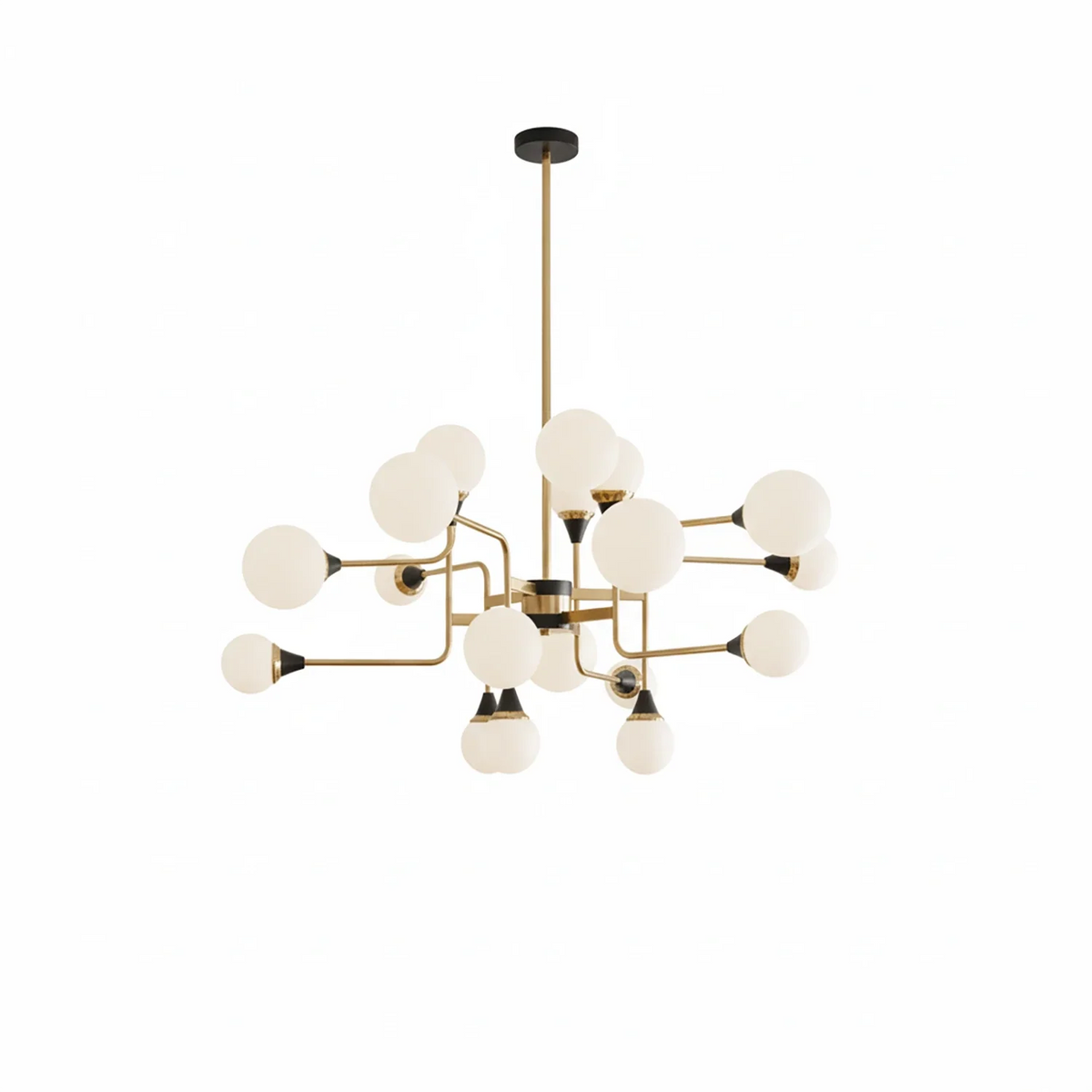 Waterfall Glass Raindrop Chandelier – Modern Crystal Ceiling Light for Dining Room & Foyer