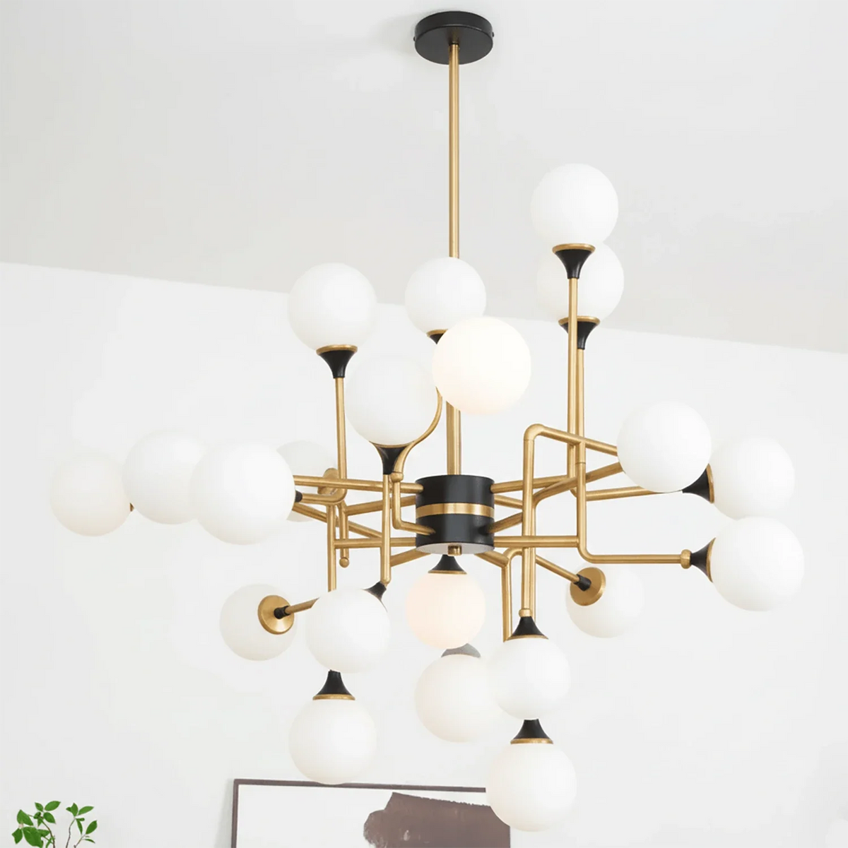 Waterfall Glass Raindrop Chandelier – Modern Crystal Ceiling Light for Dining Room & Foyer