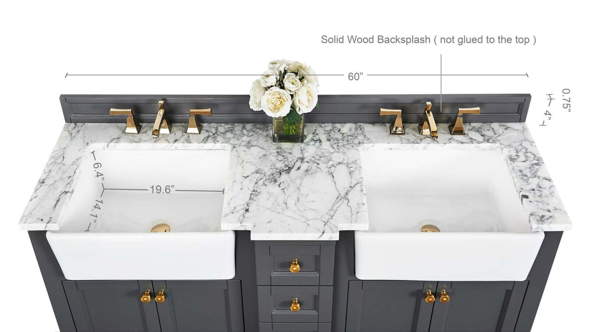 Adeline 60" Bath Vanity Set