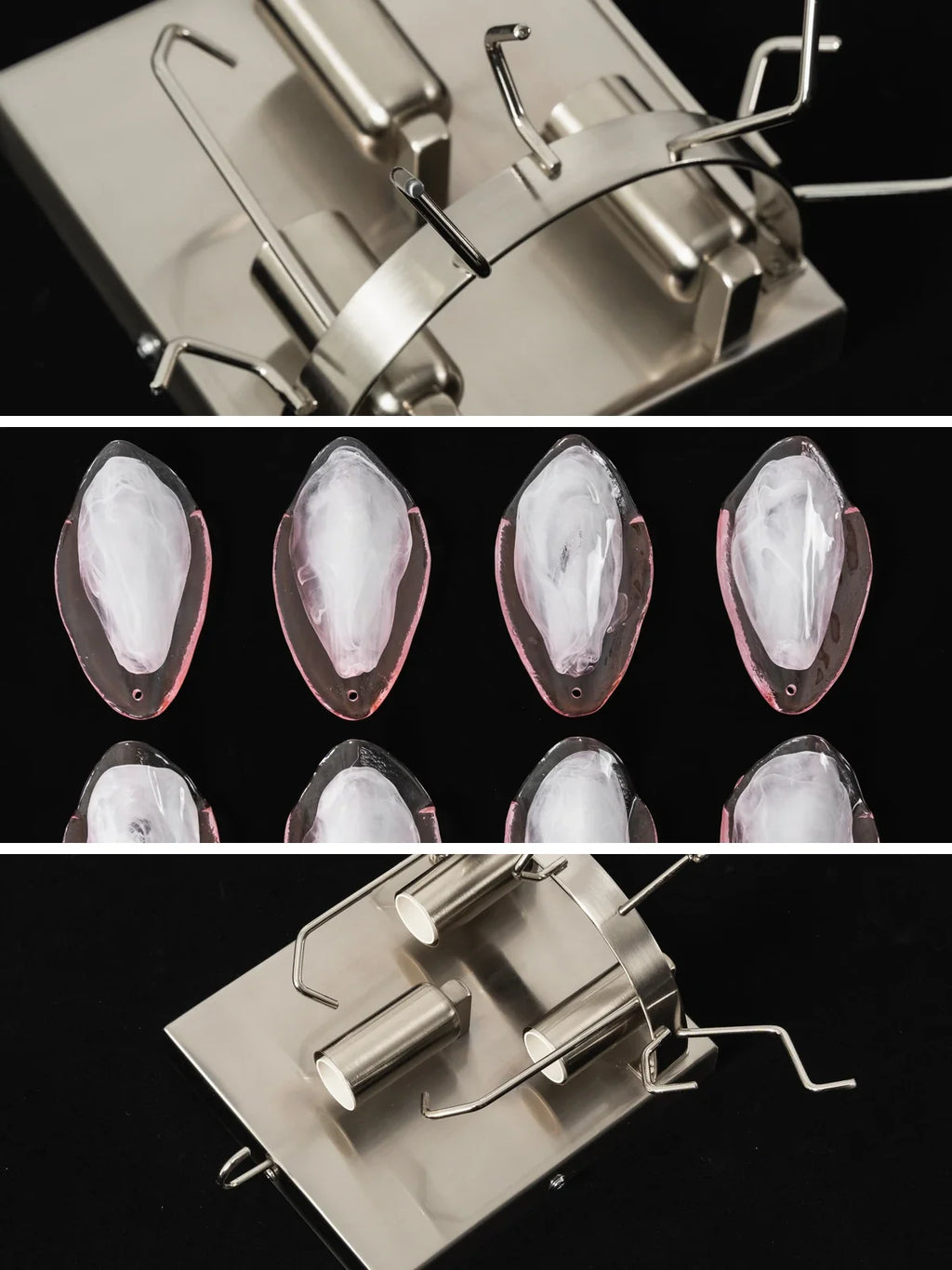 Pink Lotus Textured Glass Wall Sconce – Decorative Floral Wall Light for Bedroom & Living Room