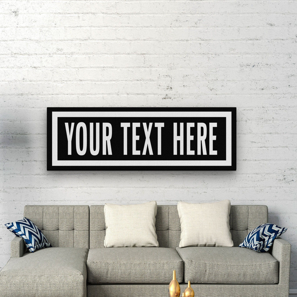 Personalized One Way Street Sign Wall Hanging – Custom Name Metal Look Home Decor