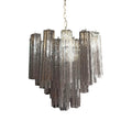 Murano Star-Shaped Glass Tube Chandelier – Artistic Sculptural Ceiling Light for Living Room